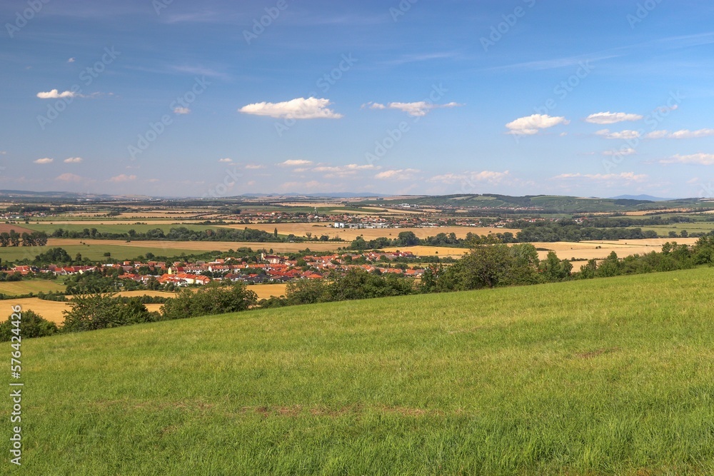 A view from the White Carpathians to the landscape of South Moravia, Czech republic A view from the White Carpathians to the landscape of South Moravia, Czech republic