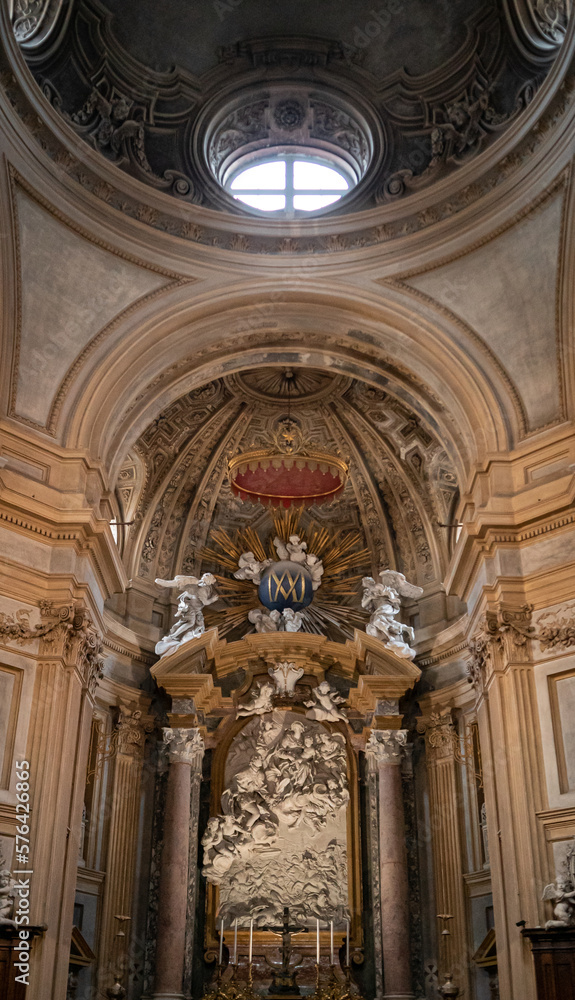 inside the church - Basilica of Superga