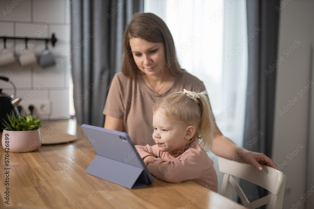 Cochlear implant system. Installation cochlear implant on child girl ear for restores hearing. Kid hears after hear return to normal Cochlear implant system. Installation cochlear implant on child girl ear for restores hearing. Kid hears after hear return to normal