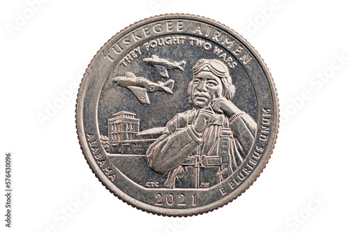 Tuskegee Airmen Alabama Commemorative Quarter photo