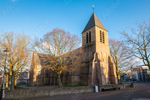 Village church (Dutch: dorpskerk) in the place of Spijkenisse, close to Rotterdam, The Netherlands photo