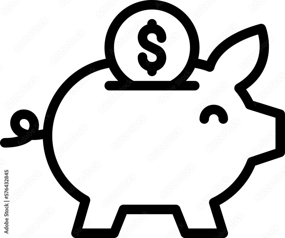 piggy bank icon piggy bank icon