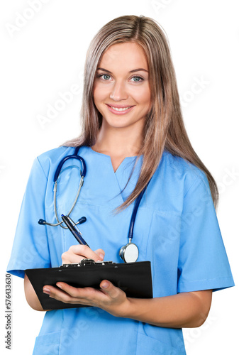 Konstfotografi Young female nurse