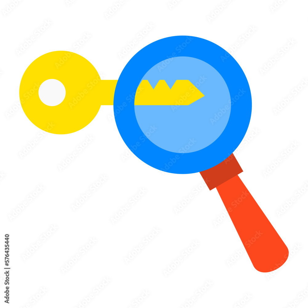 Magnifying Glass Flat Icon Magnifying Glass Flat Icon