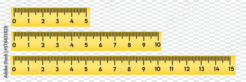 Markup for rulers Vector, Measuring scale, Set of scale. Measuring tool. Ruler scale measure Design, Distance, height. Measuring scale Vector Set.  photo