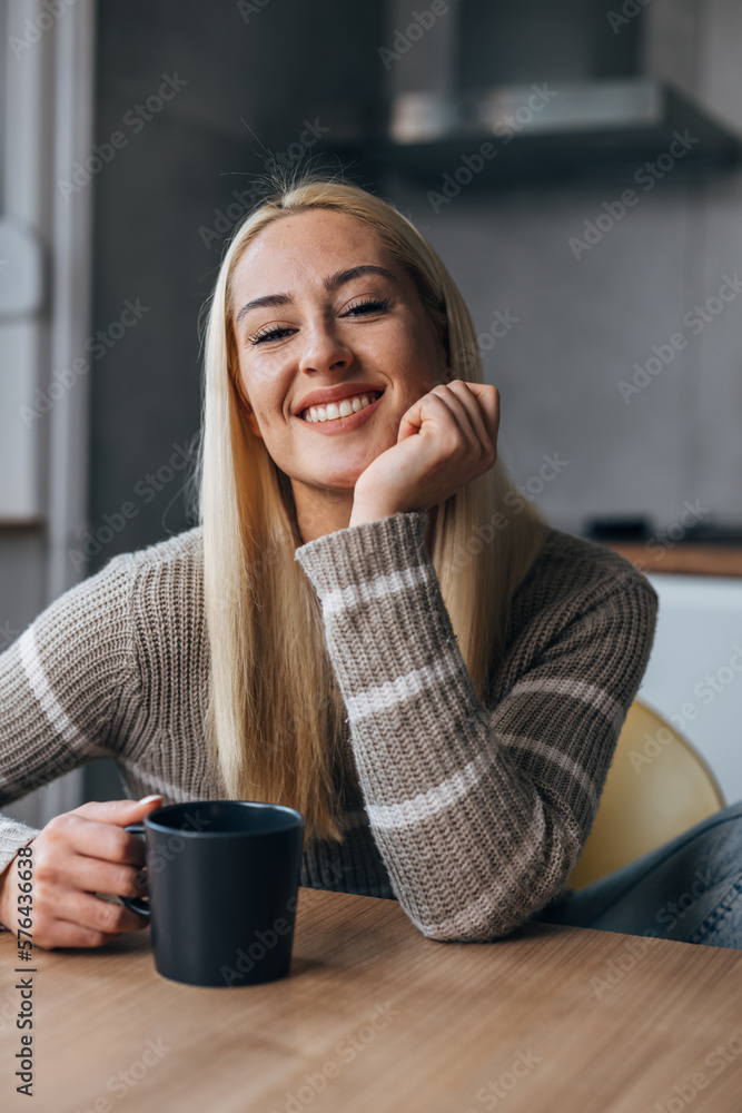 Portrait of a beautiful young caucasian woman wit a cup Portrait of a beautiful young caucasian woman wit a cup