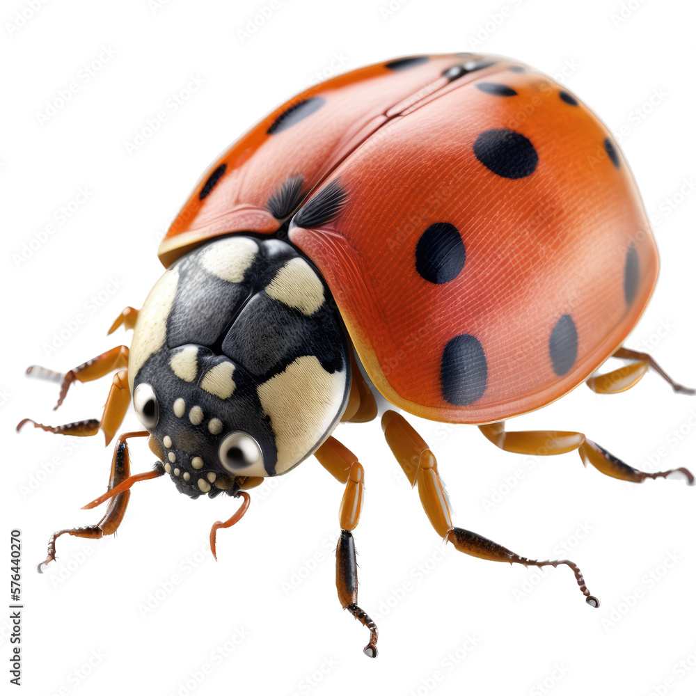 isolated lady bug, spring, transparent background, cute, png, generative ai isolated lady bug, spring, transparent background, cute, png, generative ai