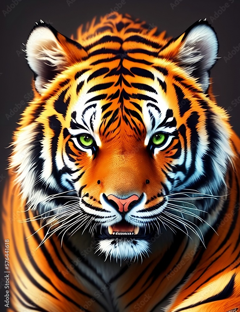 tiger head vector illustration tiger head vector illustration