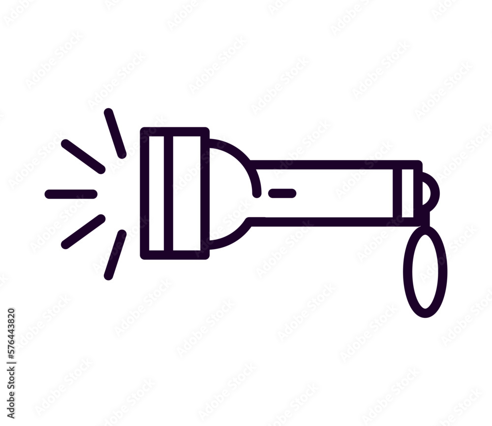 flashlight icon isolated flashlight icon isolated