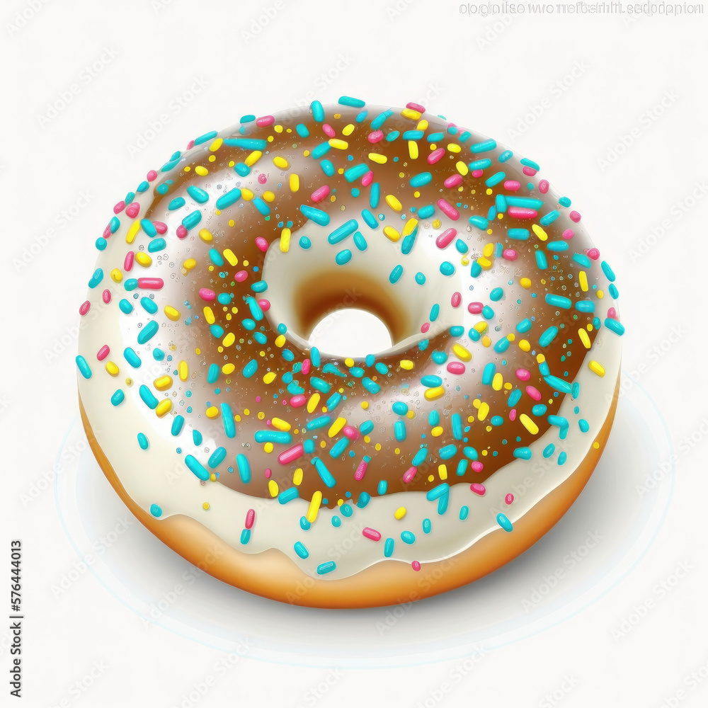 donut isolated on white background donut isolated on white background
