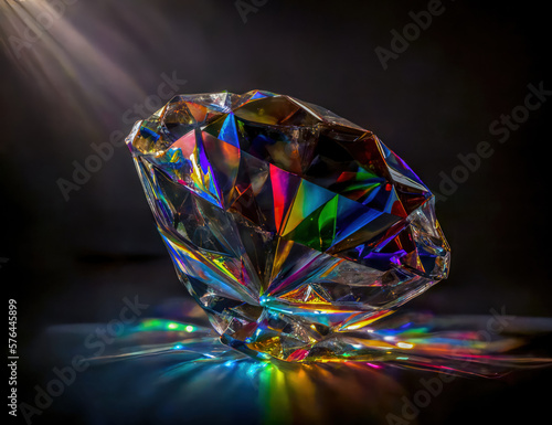 Colorful   Colourful Diamond Cut Gemstone