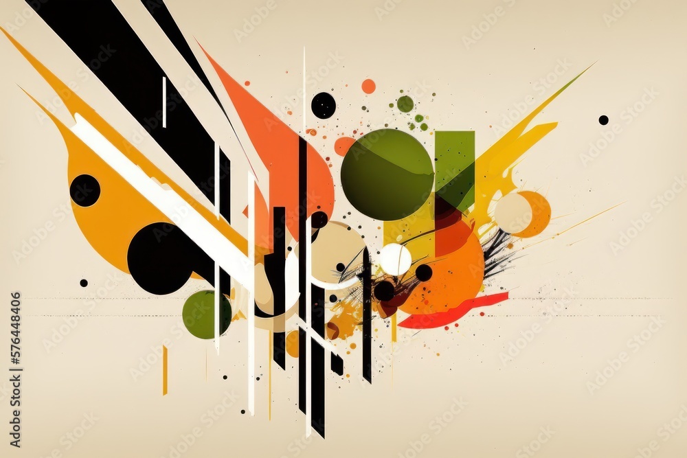 Obraz premium Beautiful, Colorful abstract illustration