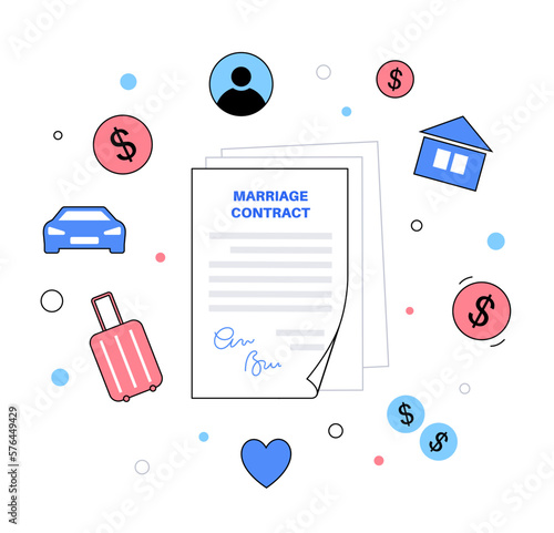 Legal marriage document