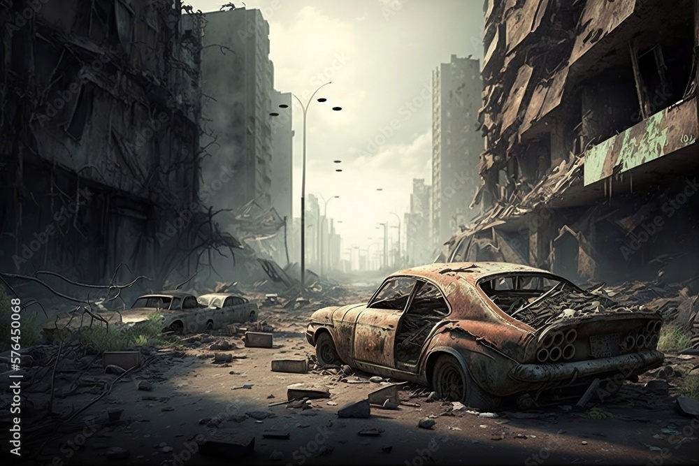 Post Apocalyptic City Wallpaper