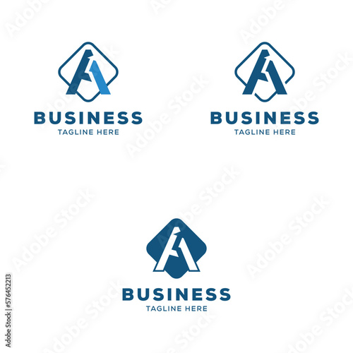 initial letter A with negative space up arrow suitable for consulting, financial, marketing and similar businesses