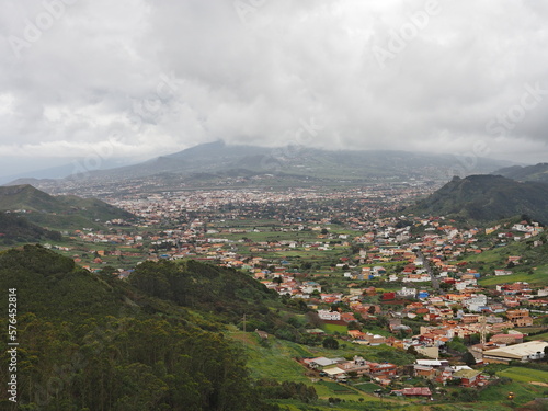 Bonita ciudad de La Laguna en la isla de Tenerife, en las Islas Canarias