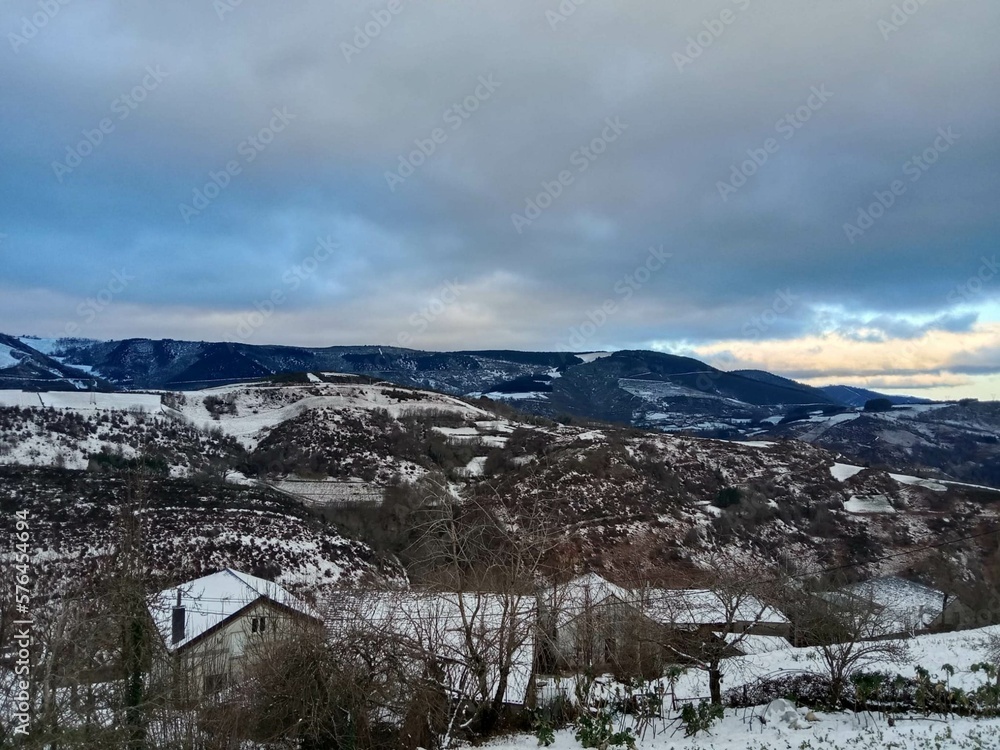 Ancares lucenses en invierno, Galicia