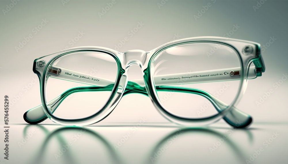 glasses on the table, Generative AI glasses on the table, Generative AI