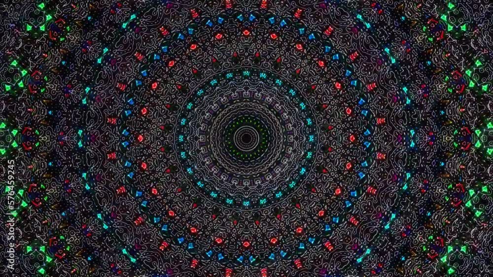 Abstract background moving stripes and flashing with shining light dots. Animation with circles Abstract background moving stripes and flashing with shining light dots. Animation with circles