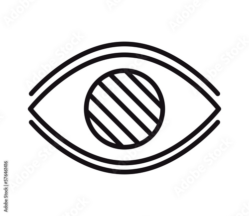 eye with cataracts