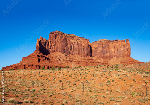 Long Red Butte at Monument Valley Navajo Tribal Park photo