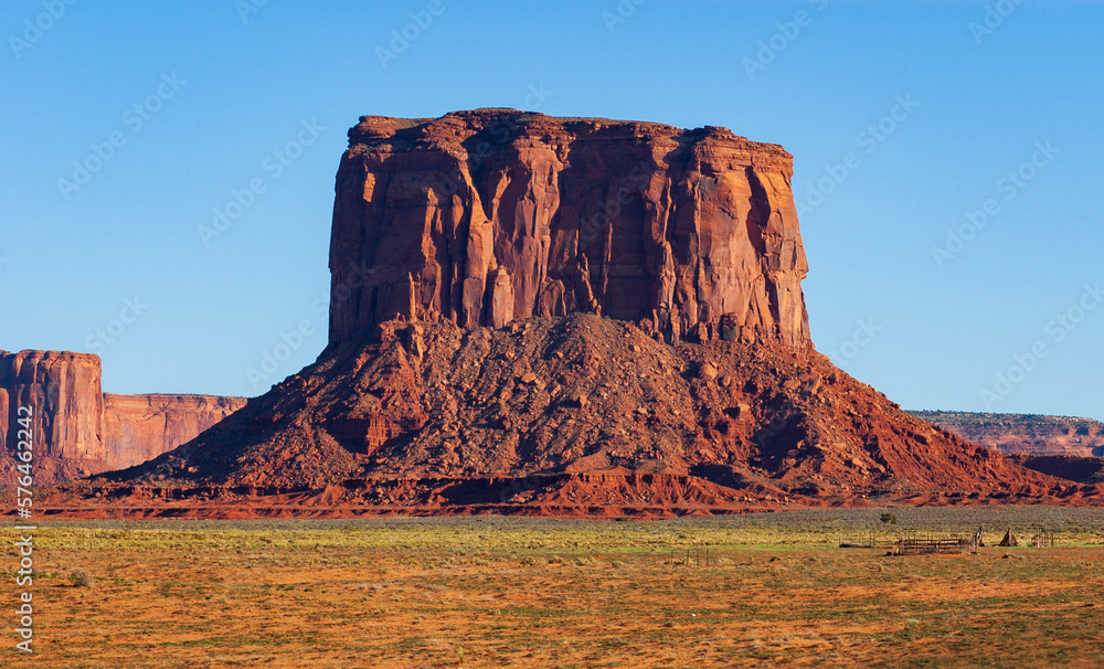 Square Butte at Monument Valley Navajo Tribal Park