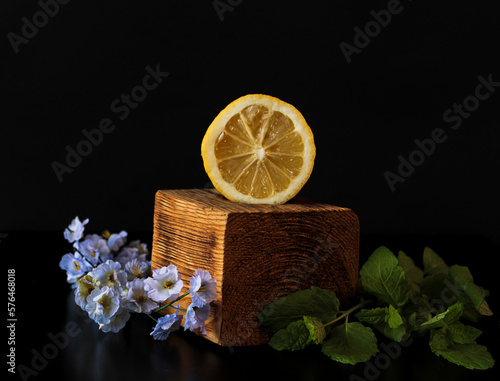 Refreshing Citrus Delight: A Lime-Infused Recipe for Summer
A Slice of Zest: Lime, Mint and Flowers on Rustic Wood
Nature's Bounty: Capturing the Beauty of Lime and Floral Accents