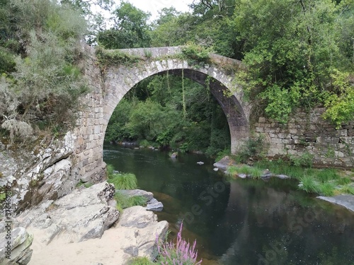 Puente de O Demo en Lalín, Galicia