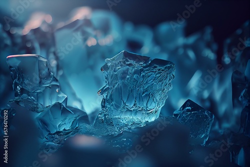 background image of ice texture, flat view, natural lighting, cinematic lighting, ultra smooth, AI Generated