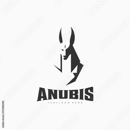 Anubis dog head logo design inspiration