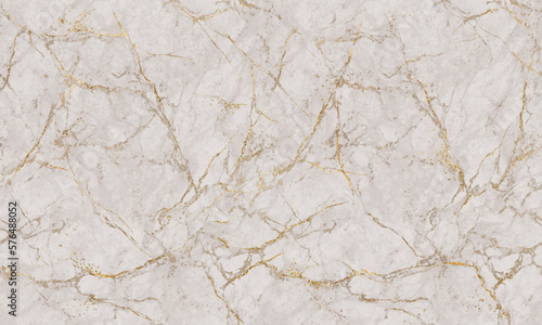abstract seamless marble pattern, artificial stone texture, beige marbling with golden veins