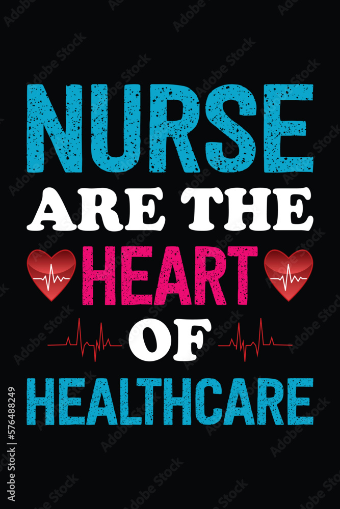 Fototapeta premium Best nurse school for nurse t shirt design.
