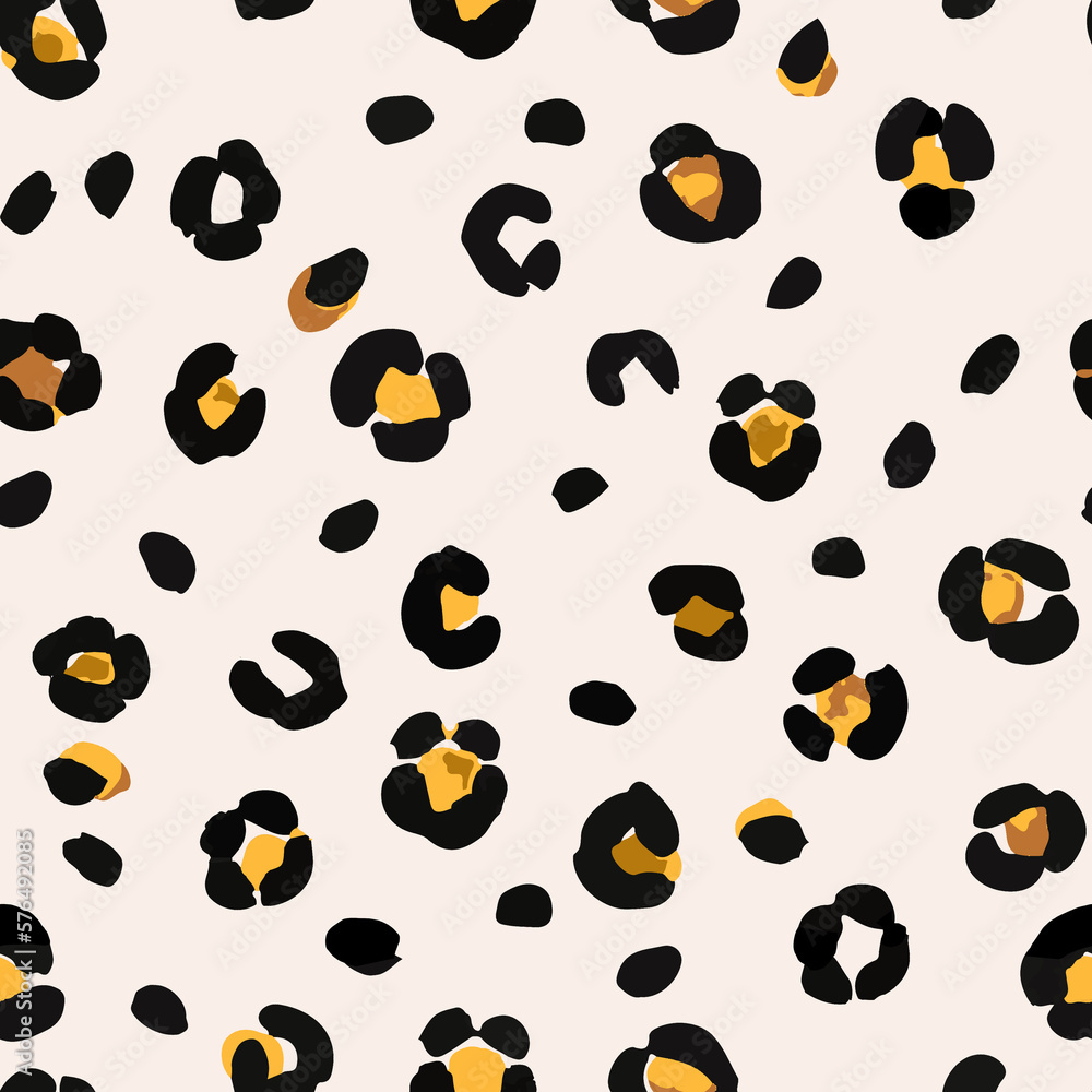 Seamless illustration leopard pattern, leopard texture. Seamless illustration leopard pattern, leopard texture.