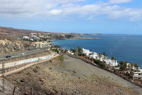 Blick über die Küste nördlich von San Agustin photo