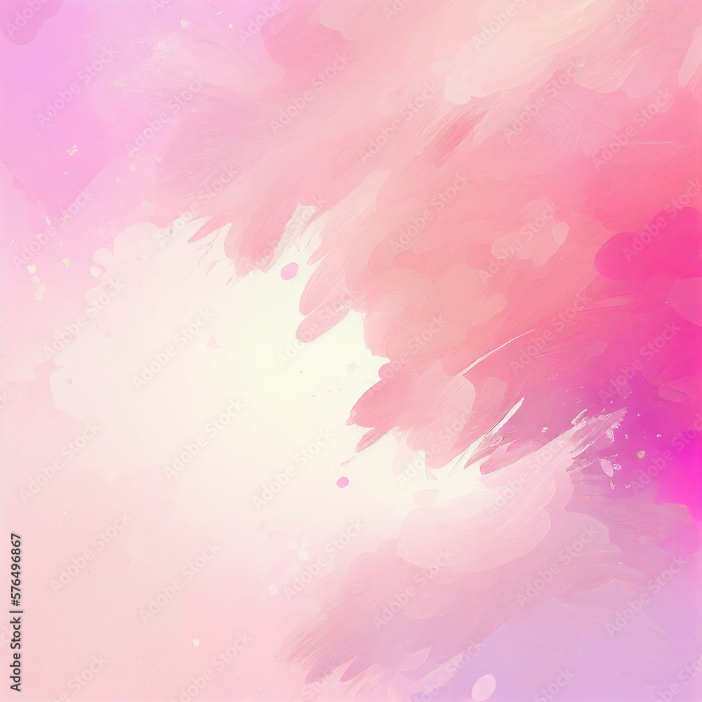 Pink and pastel abstract background. Generative AI	
