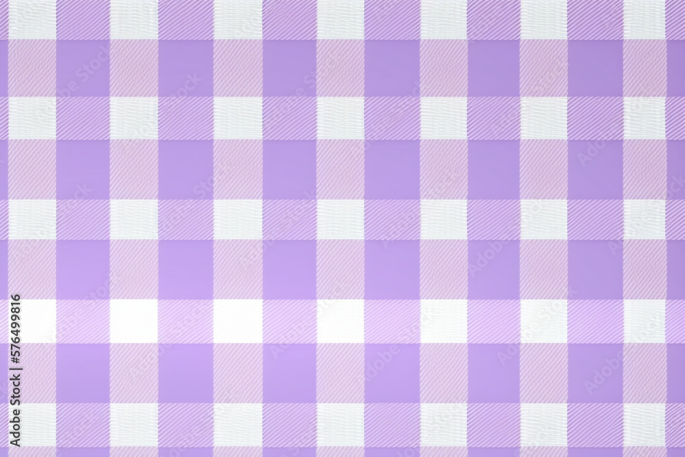 Lilac purple and white pattern squares gingham plaid checker checkered tartan. Wallpaper Aesthetic. Illustration. Generative AI Lilac purple and white pattern squares gingham plaid checker checkered tartan. Wallpaper Aesthetic. Illustration. Generative AI