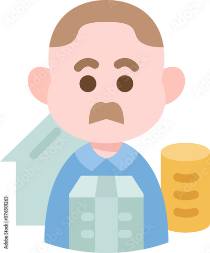 pensioner  icon