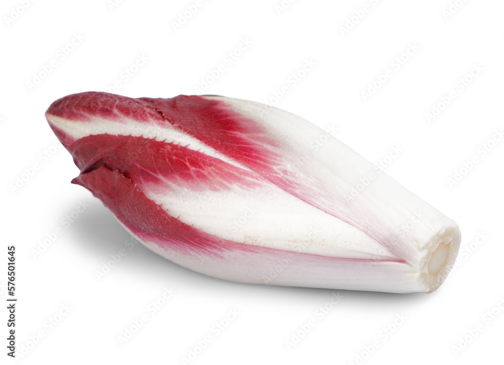 Bunch of fresh red endive on white background Bunch of fresh red endive on white background