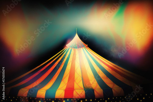 Magical Colorful Circus Tent
