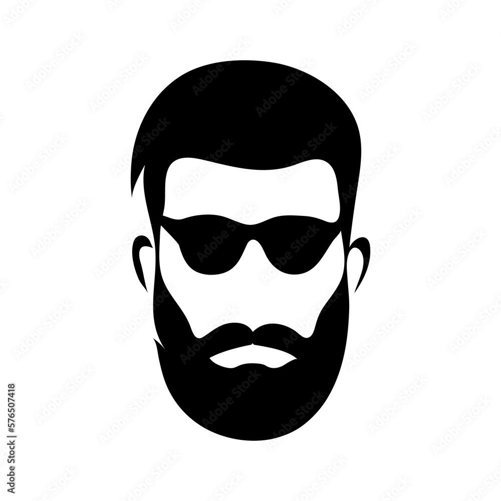 Fashion silhouette hipster style, vector illustration.eps