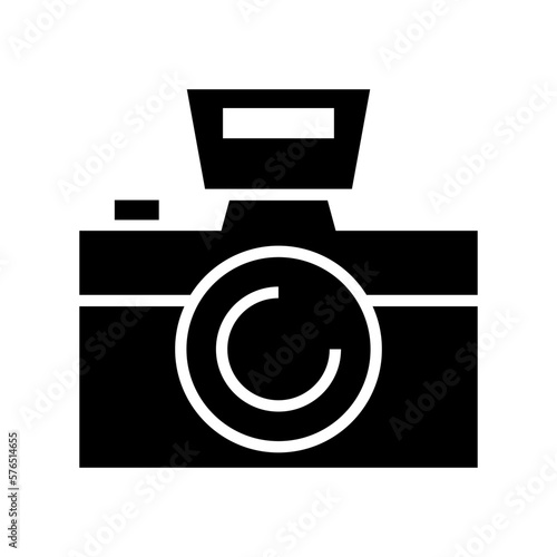 camera icon or logo isolated sign symbol vector illustration - high quality black style vector icons