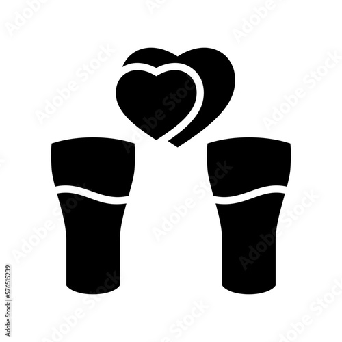 dating valentine icon or logo isolated sign symbol vector illustration - high quality black style vector icons © Zain Studio