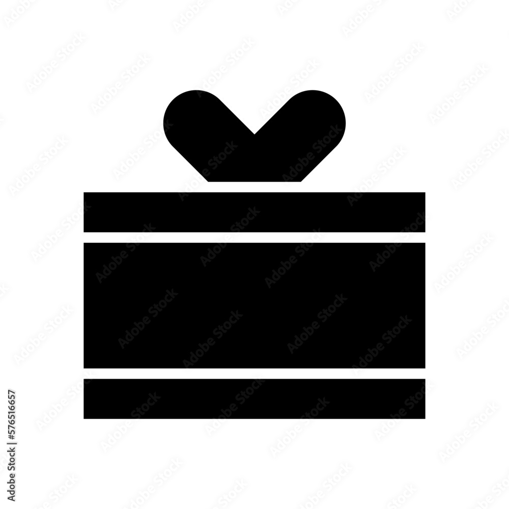 gift box icon or logo isolated sign symbol vector illustration - high quality black style vector icons gift box icon or logo isolated sign symbol vector illustration - high quality black style vector icons