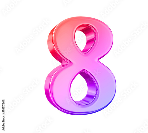 8 Gradient Number 