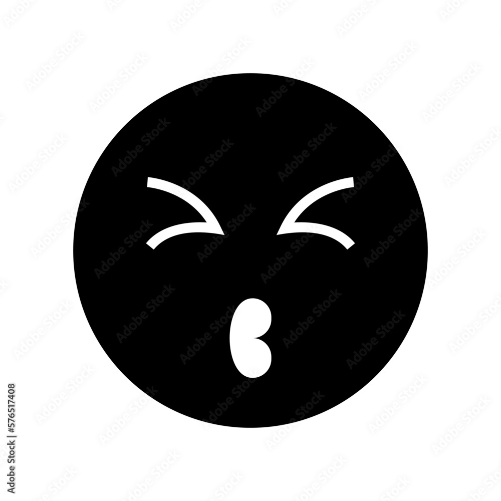 Fototapeta premium kiss icon or logo isolated sign symbol vector illustration - high quality black style vector icons