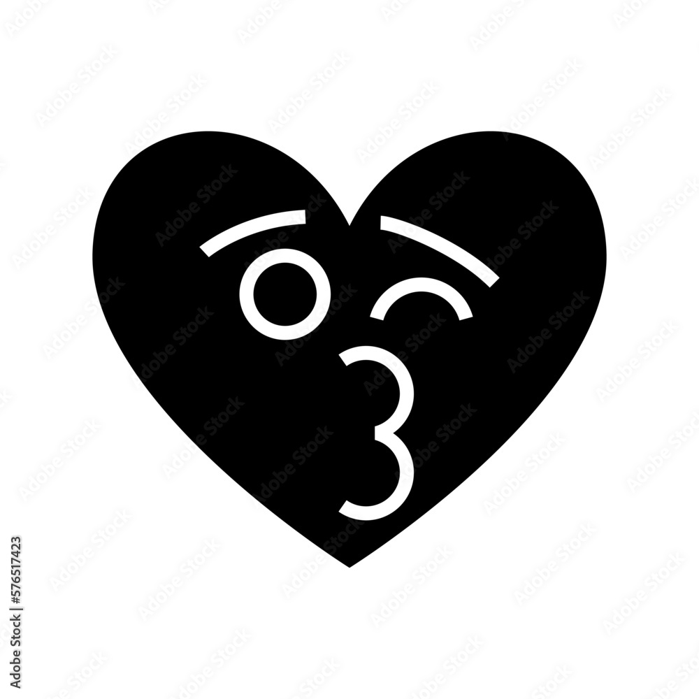 kiss icon or logo isolated sign symbol vector illustration - high quality black style vector icons kiss icon or logo isolated sign symbol vector illustration - high quality black style vector icons