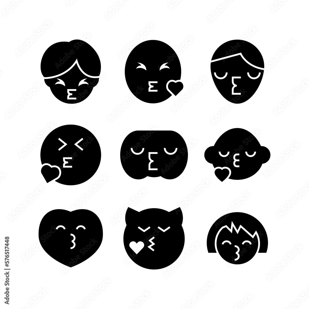 kiss icon or logo isolated sign symbol vector illustration - high quality black style vector icons kiss icon or logo isolated sign symbol vector illustration - high quality black style vector icons