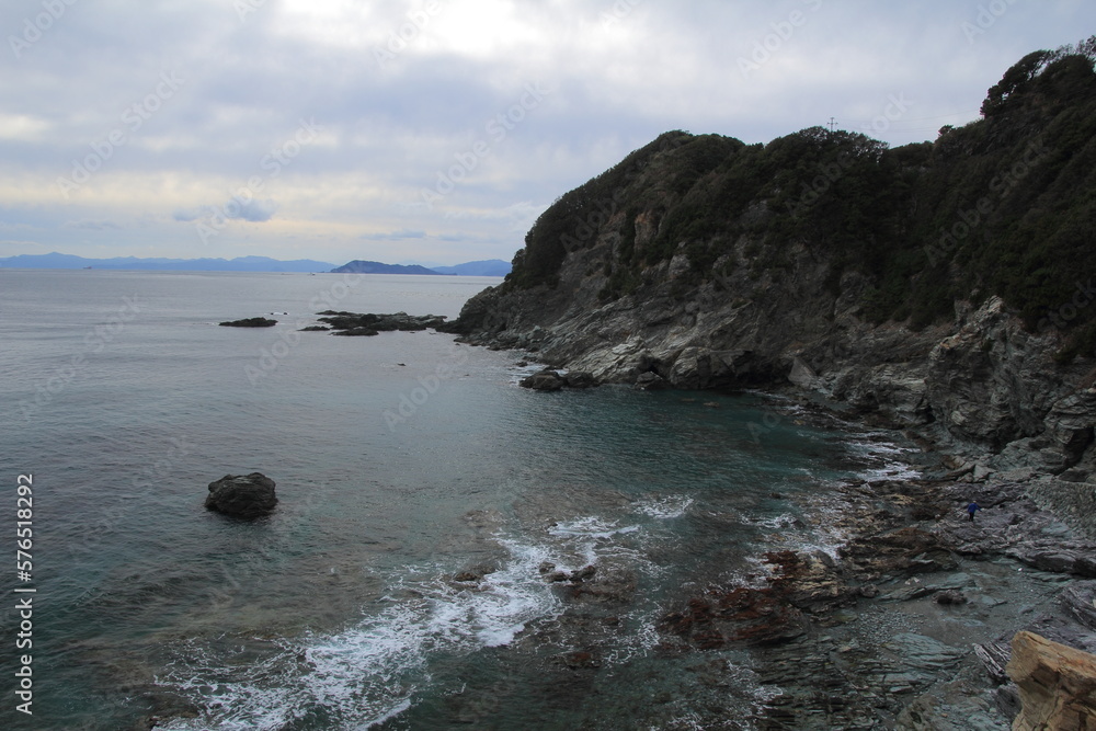 Obraz premium 愛媛県 佐田岬半島の風景