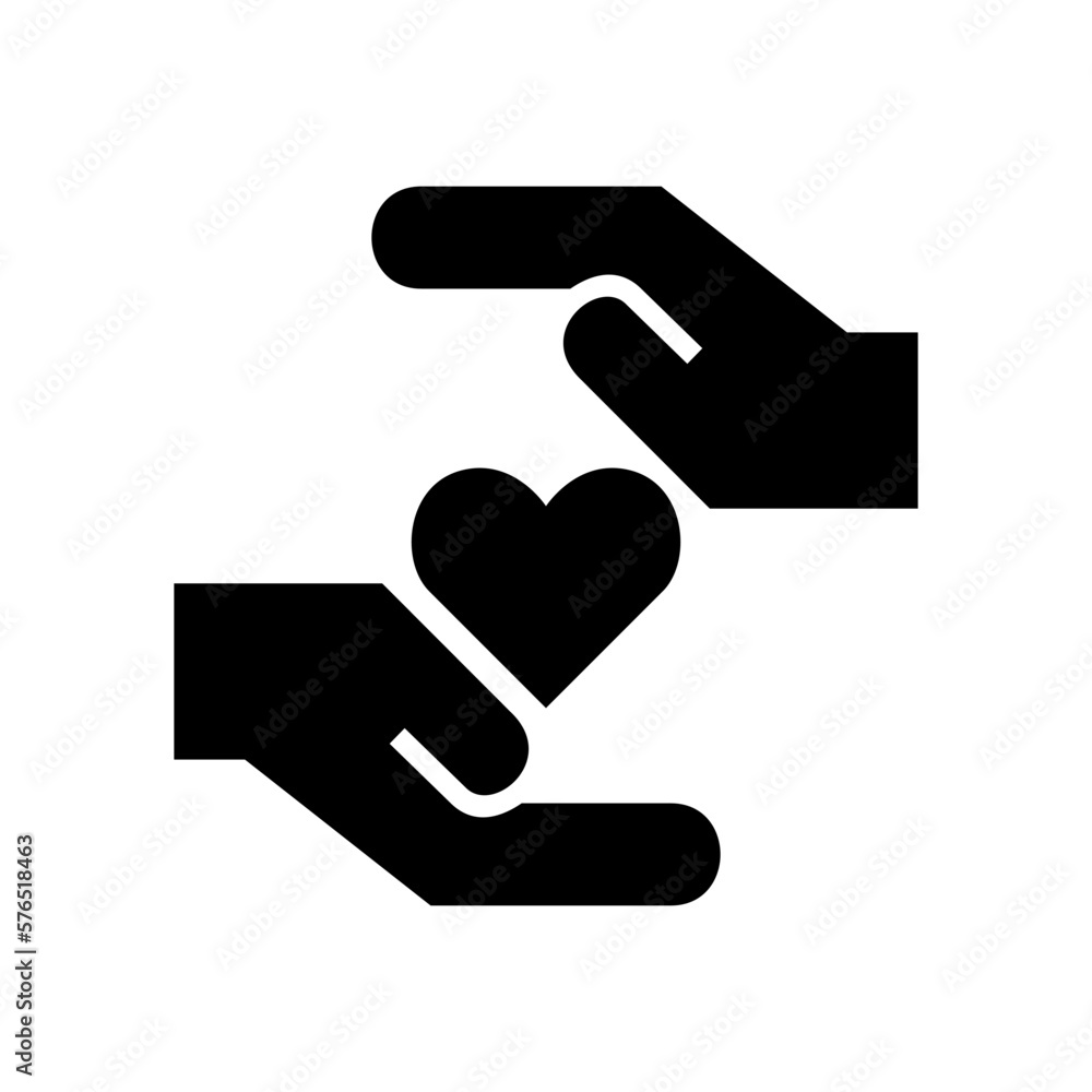 love hand icon or logo isolated sign symbol vector illustration - high quality black style vector icons