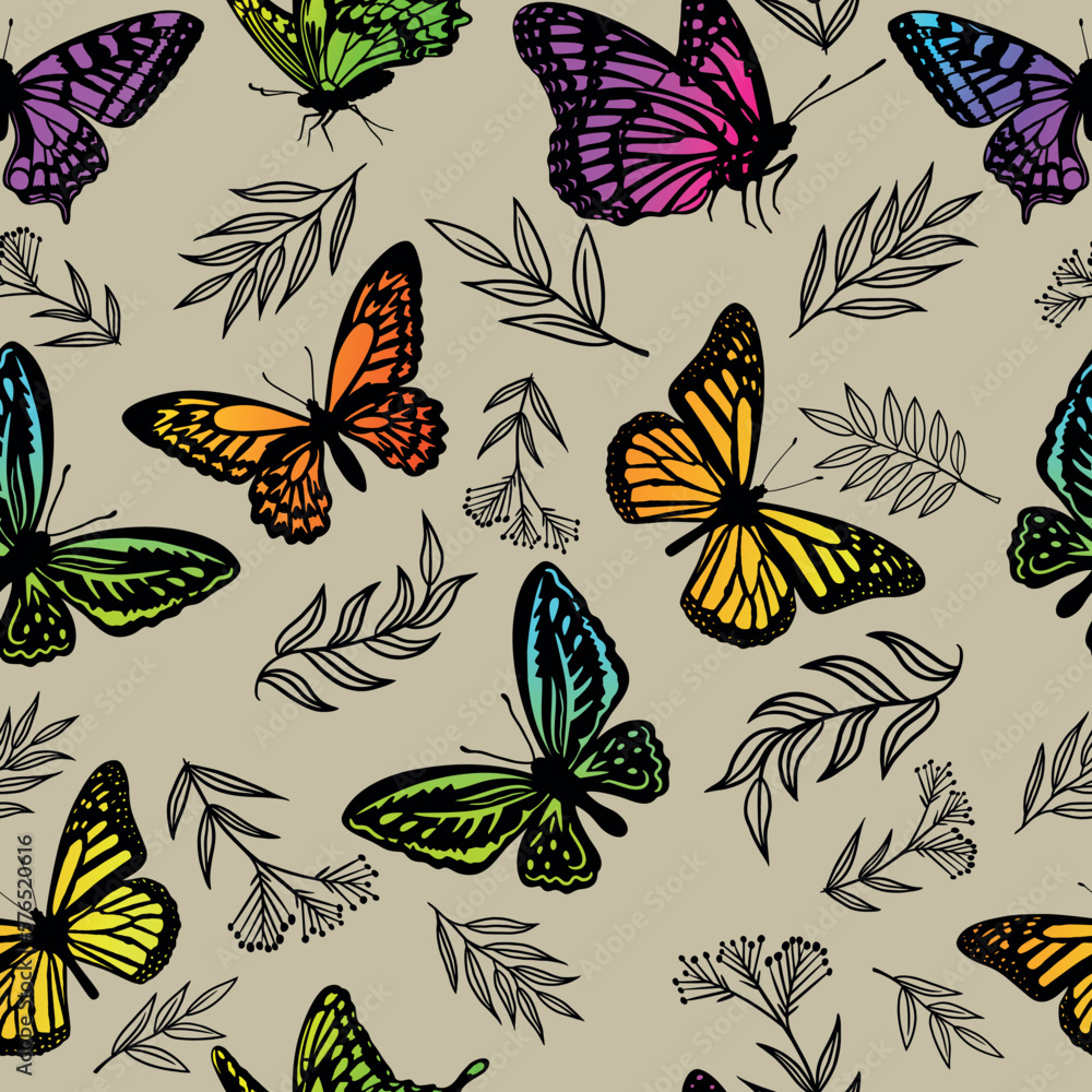 BUTTERFLIES PATTERNS BUTTERFLIES PATTERNS